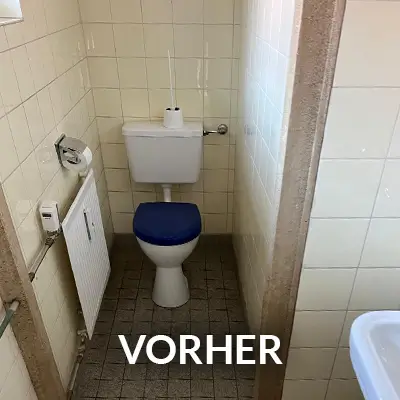 Fliesen neu kleines Bad vorher Fliesen neu kleines Bad vorher