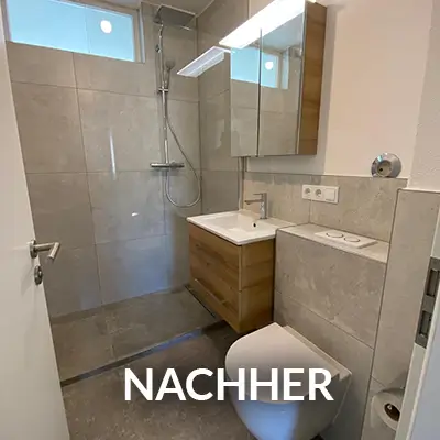 Wand- und Fussbodenfliesen verlegt Nachher Wand- und Fussbodenfliesen verlegt Nachher
